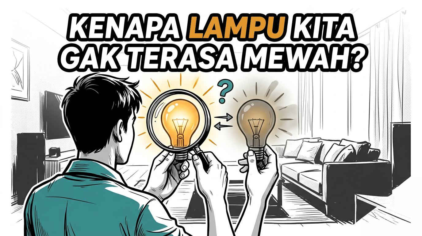 Kenapa Lampu di Rumah Kita Gak Pernah Terasa "Mewah"? Ternyata Bukan Soal Watt